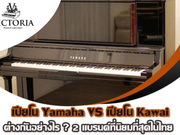 [เปรียบเทียบ] เปียโน Yamaha VS เปียโน Kawai ต่างกันอย่างไร ? 2 แบรนด์ที่นิยมที่สุดในไทย