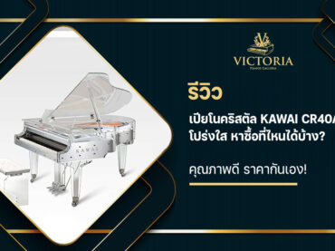 รีวิว เปียโนคริสตัล Kawai CR40A โปร่งใส หาซื้อที่ไหนได้บ้าง? คุณภาพดี ราคากันเอง!